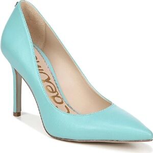 Sam Edelman Aquamarine Blue Pointy Toe Pumps Heels